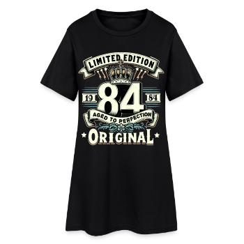 40e anniversaire 1984 Vintage Edition Limitée - Robe T-shirt Femme - noir - Devant