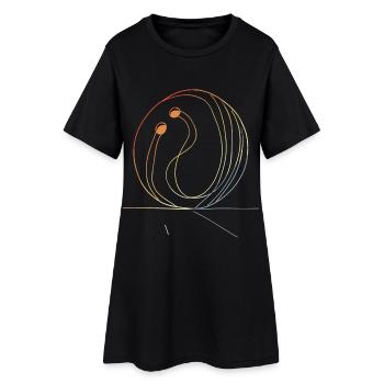 Oldschool Bowling - Women’s T-Shirt Dress - black - Front