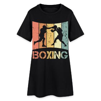 Vintage Boxers - Women’s T-Shirt Dress - black - Front