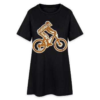 Dicton de vététiste - Robe T-shirt Femme - noir - Devant