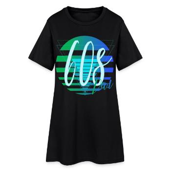 Papa des années 60 – Design rétro de papa - Robe T-shirt Femme - noir - Devant