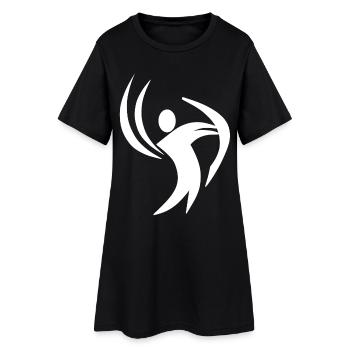 Sauna Aufguss Meister Wedel Meister - Frauen T-Shirt-Kleid - Schwarz - Vorne