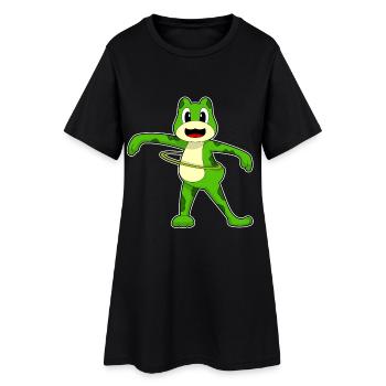 Gymnastique d’entraînement Frog Fitness Hoop - Robe T-shirt Femme - noir - Devant