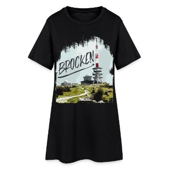 Émetteur Brocken et magasin d’occasion - Robe T-shirt Femme - noir - Devant