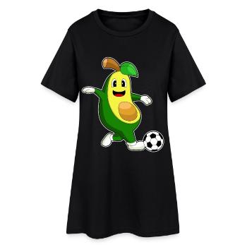 Avocat Joueur De Football Football Sports - Robe T-shirt Femme - noir - Devant