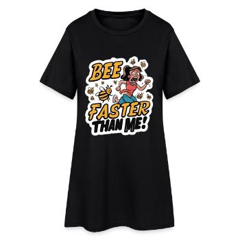 Bee Bees Marathon Runner Joke Qoute - Robe T-shirt Femme - noir - Devant