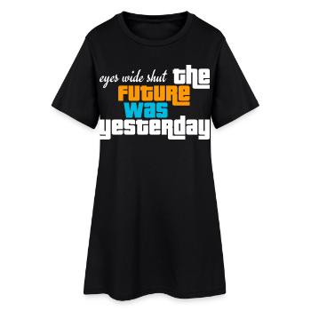 future past eyes wide shut - Women’s T-Shirt Dress - black - Front