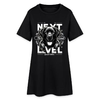 Black Labrador Gangster Next Level Dog Success - Robe T-shirt Femme - noir - Devant