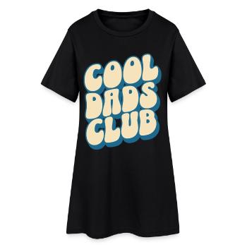 Cool Dads Club Papa Vater Vatertag - Frauen T-Shirt-Kleid - Schwarz - Vorne