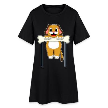 Culturisme de chien Culturisme Culturisme - Robe T-shirt Femme - noir - Devant