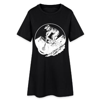 Vtt - Robe T-shirt Femme - noir - Devant