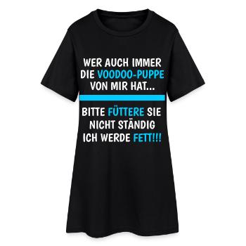 Wer Auch Immer Die Voodoo-Puppe Hat Lustig Spruch - Frauen T-Shirt-Kleid - Schwarz - Vorne