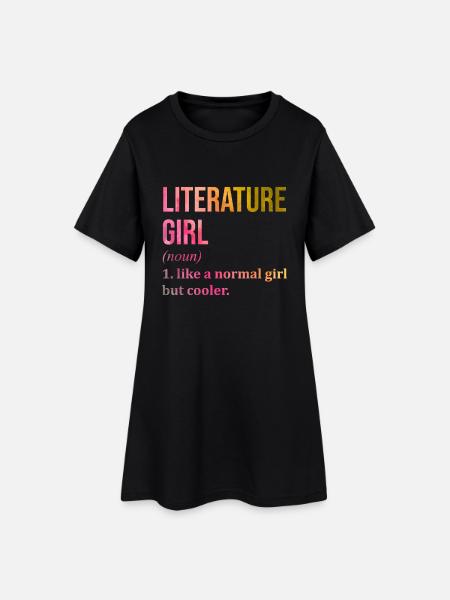 Literature Literature Literature - Women’s T-Shirt Dress - black