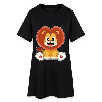 Cœur de Lion - Robe T-shirt Femme - noir - Devant