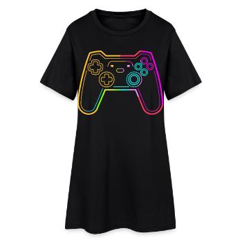 Croquis de jeux vidéo - Robe T-shirt Femme - noir - Devant