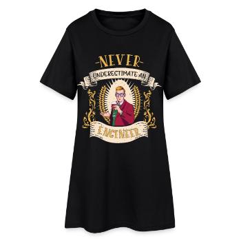 Cadeau drôle professionnel de technologie d'ingénieur - Robe T-shirt Femme - noir - Devant