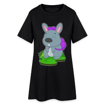 Sac à dos Bunny Student School - Robe T-shirt Femme - noir - Devant