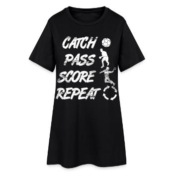 Motivation des joueurs de handball - Robe T-shirt Femme - noir - Devant
