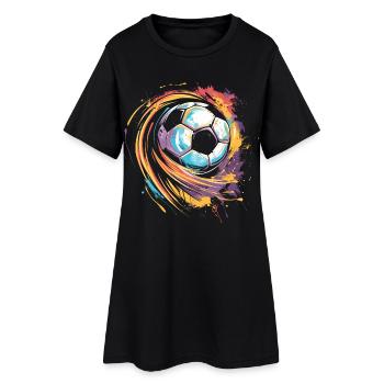 Football Street Art - Robe T-shirt Femme - noir - Devant