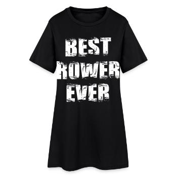 Meilleur rameur de tous les temps - Robe T-shirt Femme - noir - Devant