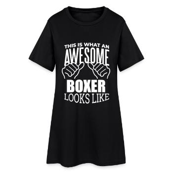 Boxing - Women’s T-Shirt Dress - black - Front