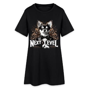 Chihuahua Next Level Costume Tuxedo Chien Cadeau - Robe T-shirt Femme - noir - Devant