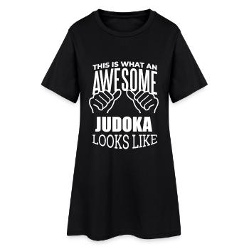 Judo Judo - Robe T-shirt Femme - noir - Devant