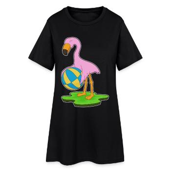 Natation Flamingo Water-polo Été - Robe T-shirt Femme - noir - Devant