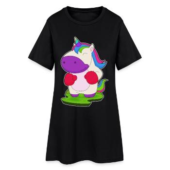 Gants de boxe Unicorn Boxer Boxing - Robe T-shirt Femme - noir - Devant