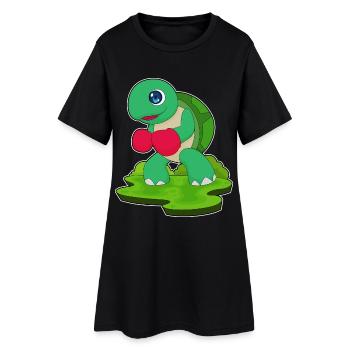 Gants de boxe Turtle Boxer Boxing - Robe T-shirt Femme - noir - Devant