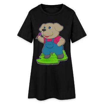 Fléchette pour chien Fléchette - Robe T-shirt Femme - noir - Devant