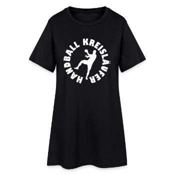 Handball Player Handball Ball - Women’s T-Shirt Dress - black - Front