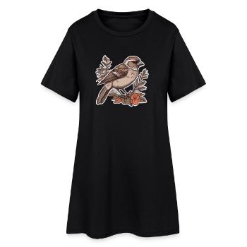 Éleveur d’oiseaux Ornithologue Ornithologue Ornithologue - Robe T-shirt Femme - noir - Devant