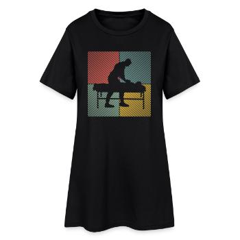 Physiotherapy Chiropractor Physio-masseur - Women’s T-Shirt Dress - black - Front