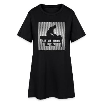 Physiotherapy Chiropractor Physio-masseur - Women’s T-Shirt Dress - black - Front