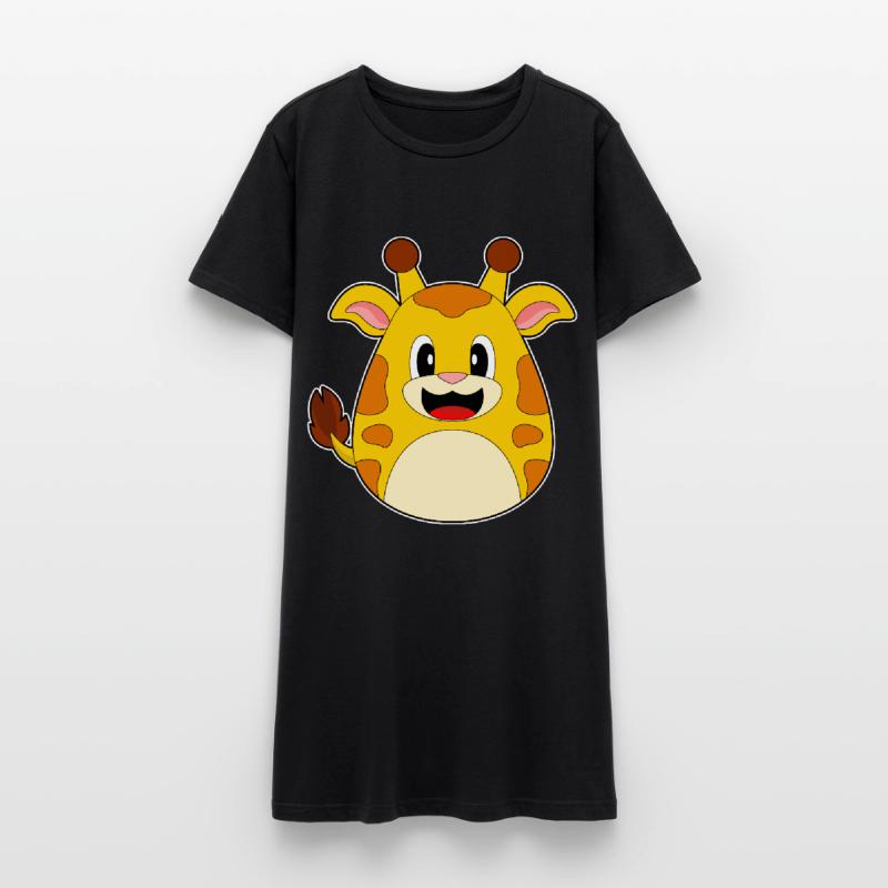Giraffe Easter Easter Egg Women’s T-Shirt Dress