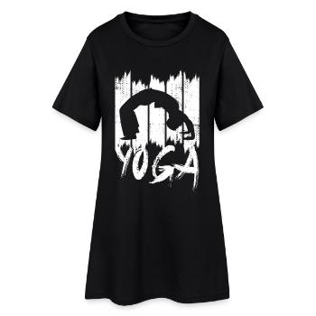 Yoga Pose - Women’s T-Shirt Dress - black - Front