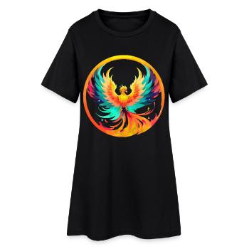 Phoenix Phönix - Robe T-shirt Femme - noir - Devant