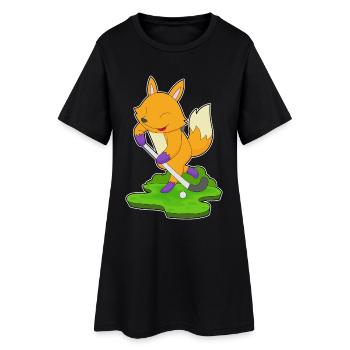 Bâton de hockey sur gazon Fuchs - Robe T-shirt Femme - noir - Devant