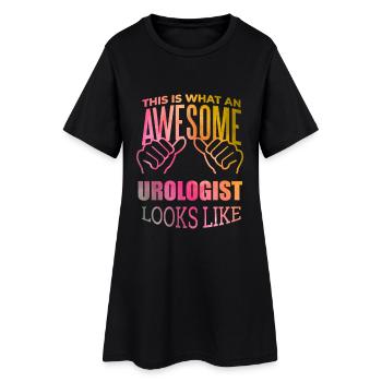 Urologie Urologie Urologie - Robe T-shirt Femme - noir - Devant