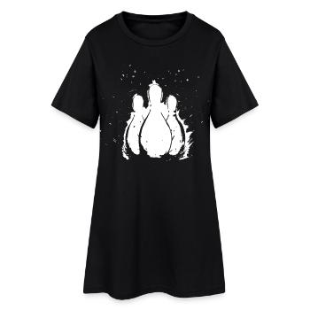 Bowling - Women’s T-Shirt Dress - black - Front