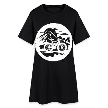 Graphiques de VTT - Robe T-shirt Femme - noir - Devant