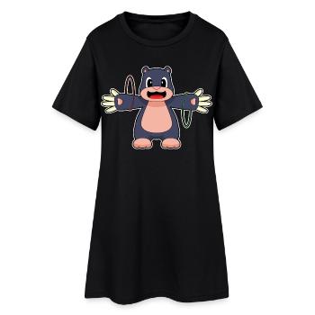 Gymnastique d’entraînement Mole Fitness Hoop - Robe T-shirt Femme - noir - Devant