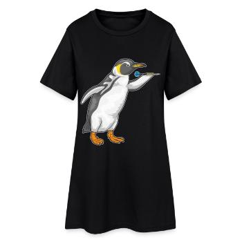 Pingouin Dart Dart - Robe T-shirt Femme - noir - Devant