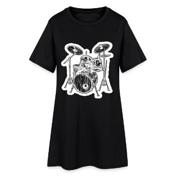 Rock Artists - Women’s T-Shirt Dress - black - Front