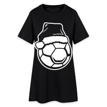 Noël de handball - Robe T-shirt Femme - noir - Devant