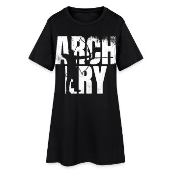 Archerie - Robe T-shirt Femme - noir - Devant