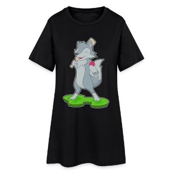 Wolf Cricket Cricket Bats - Women’s T-Shirt Dress - black - Front