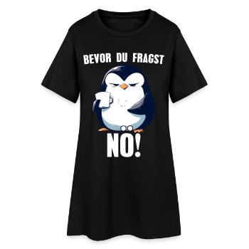 Before you ask: Nope! Penguin Sunglasses Comic - Women’s T-Shirt Dress - black - Front