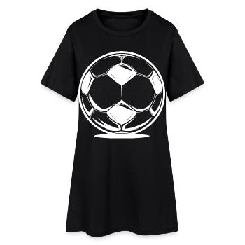 Football - Robe T-shirt Femme - noir - Devant